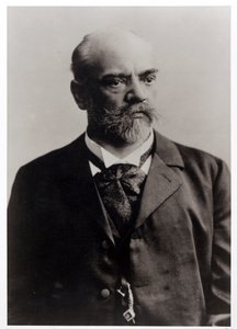Portrætfotografi af Antonin Dvorak (1841-1904) tjekkisk komponist (s/h foto) af Unbekannt