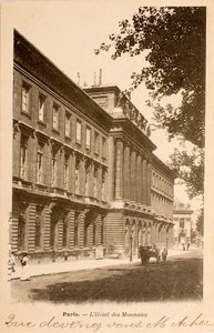 Postkort/Hotel des Monnins/Paris/Seine/Ile de France/Frankrig af William M. Timlin