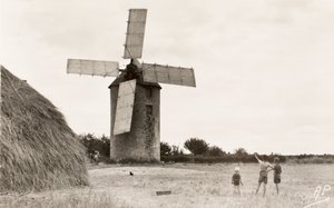 Postkort / Moulin de Kervoyal / Finistere / Bretagne / Frankrig af William M. Timlin