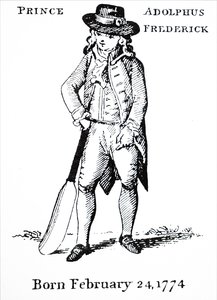 Prins Adolphus, hertug af Cambridge af Unbekannt