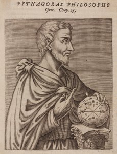 Pythagoras, græsk filosof og matematiker, 6. århundrede f.Kr af Unbekannt