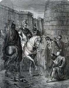 Quintus Caecilius Metellus Macedonicus (210-116 f.Kr.) i Grækenland efter slaget ved Scarpheia mod Acheens i 147 f.Kr (Metellus i Grækenland efter at have besejret Critolaos af Megalopolis i slaget ved Scarpheia af Unbekannter Künstler