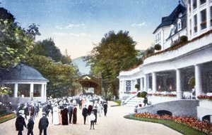 Radiumbadene i Kreuzbad, ca. 1910 (postkort) af Unbekannter Künstler