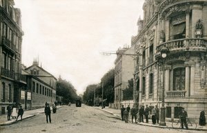 Reims: Lundy Boulevard, Ceres Esplanade i begyndelsen af det tyvende århundrede (postkort) af Benjamin Baud