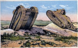 Renault-tanke, ca. 1910 (postkort) af Unbekannter Künstler