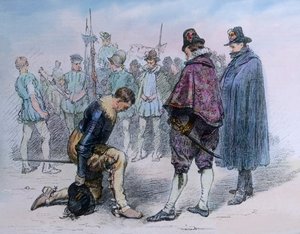 Hyldest til den svenske kong Gustav Adolf af Unbekannter Künstler