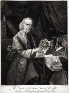 Richard Lovett, britisk fysiker, c 1750-1780 af Unbekannt