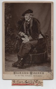 Richard Wagner (1813-1883) (1868, fotografi) af Unbekannter Künstler