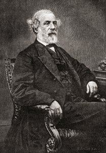 Robert Edward Lee, fra The Century Magazine, udgivet 1887 (gravering) af Unbekannt