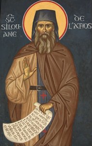 Saint-Silouane. Saint-Antoine-le-Grand ortodokse kirke Saint-Laurent-en-Royans Frankrig af Unbekannt