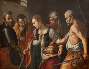 Salomon holder Johannes Døberens hoved. G. Seghers, begyndelsen af det 17. århundrede (olie på lærred) af Unbekannter Künstler
