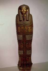Sarkofag af Nehemes Mentou, præst af Amon, egyptisk af Unbekannt