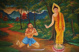 Scene fra Buddha Vientiane Laos liv af Unbekannt