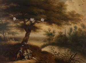 Pastoral idyl af Unbekannter Künstler