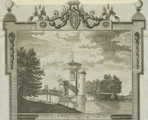 Shugborough - Vindenes tempel: gravering, nd [c 1770] af Unbekannt