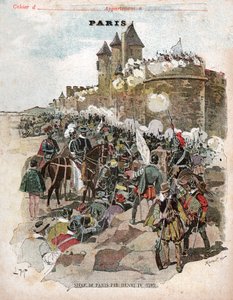 Belejringen af Paris. Belejringen af Paris. af Unbekannter Künstler