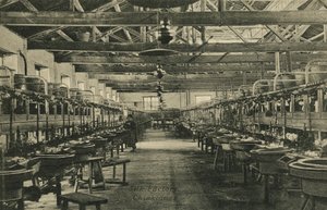 Silkefabrik af Unbekannter Künstler