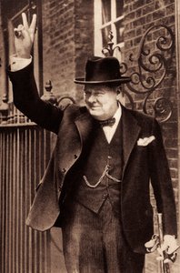 Sir Winston Churchill - af Unbekannter Künstler