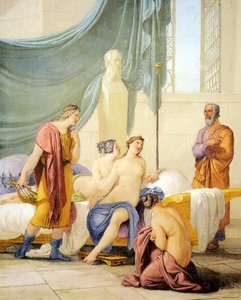 Sokrates underviser unge Alcibiades af Unbekannt