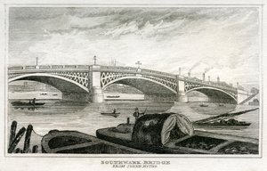 Southwark Bridge af Unbekannt