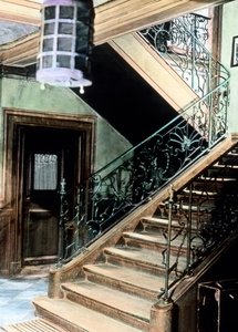 Trappe i Goethehaus. af Unbekannter Künstler