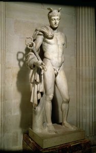 Statue af Hermes (marmor) af Unbekannt