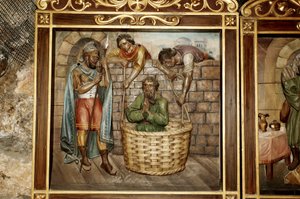 Syrien - Damaskus. Ananias (Hanani) Kapel. Detalje af Benjamin Baud