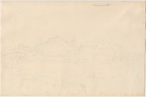 Tamworth Castle: pencil drawing, nd [19th cent] dani af Unbekannt