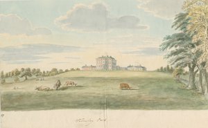 Teddesley Hall: akvarelmaleri og [slutningen af det 18. århundrede] af Unbekannt