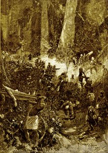 Ashanti-krigen i 1900: En kamp i skoven af Unbekannter Künstler
