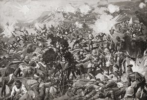Slaget ved Spion Kop, Tugela-floden, Natal, Sydafrika, 2324 januar 1900 under den anden boerkrig. af Unbekannt