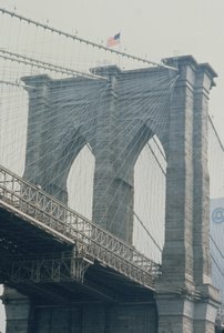 Brooklyn Bridge (foto) (se også 114752) af Unbekannt