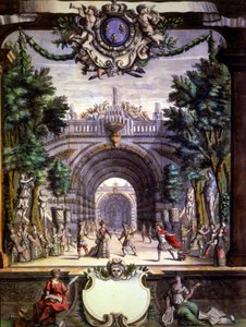 Kongens fornøjelser, ballet for kong Louix XIV i Versailles af Unbekannter Künstler