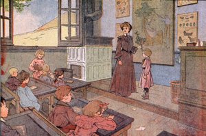 Den republikanske skole, begyndelsen af det 20. århundrede (illustration) af Unbekannter Künstler