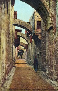 Korsvejen, Jerusalem, begyndelsen af det 20. århundrede (postkort) af Unbekannter Künstler