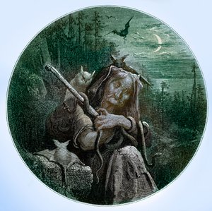Stormen - Shakespeare af Doré af Unbekannter Künstler