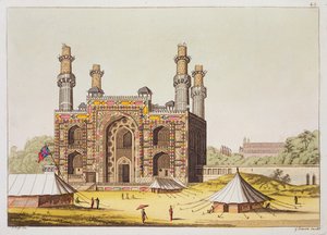 Mughal-kejseren Akbars grav fra 