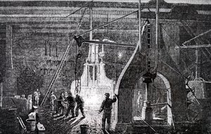 Produktionsgulvet hos Robert Stephenson and Company. af Unbekannt