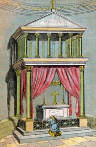 Sankt Martins grav, ca. 1900 (illustration) af Unbekannter Künstler