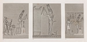 Theben, Karnak nærbillede serie af Unbekannt