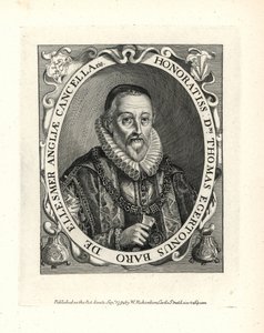Thomas Egerton (1540-1617) af Unbekannter Künstler