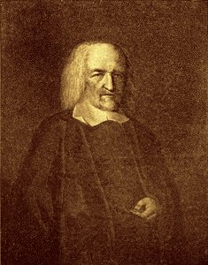Thomas Hobbes (gravering) af Unbekannter Künstler