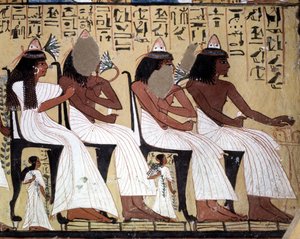 Grav af håndværkere: Sennedjems grav, Deir El Medineh-stedet i Luxor, Egypten.