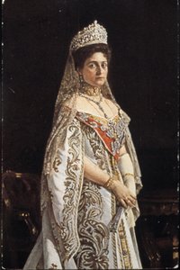 Tsarina Alexandra Fjodorovna (1872-1918). af Unbekannter Künstler