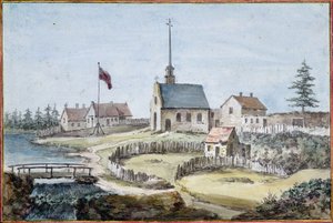 Udsigt over La Lorette, Canada af Unbekannter Künstler