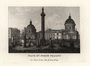 Udsigt over Piazza of Trajan