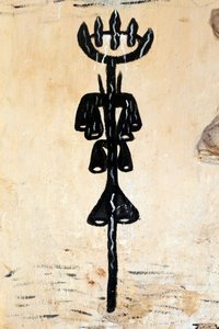 Voodoo vægmaleri på et kloster. Togoville, Togo af Unbekannt