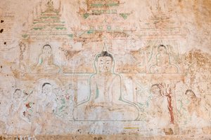 Vægmaleri, Sulamani Pahto, Bagan (foto) af Unbekannter Künstler