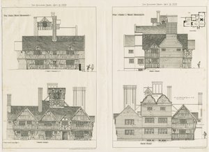 West Bromwich - "The Oaks": Fotolitografi, august 1876 af Unbekannt