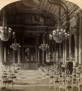 Ballroom, Buckingham Palace, London. af Underwood and Underwood